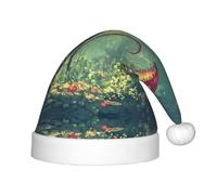 WZYCWB The mysterious Venus flytrap waits Patterns Fun Christmas Party Hat at Class Party Activity Holiday Christmas Decoration Hat
