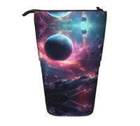 WZYCWB The Stars are Falling. Portapenne retrattile stampato adatto per l'uso come semplice borsa per cosmetici, portafoglio, ecc.