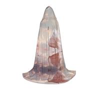 WZYCWB The White Swan - Mantello con cappuccio stampato, per cosplay, Halloween, feste anime, taglia L