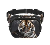 WZYCWB Tiger at Rest - Marsupio sportivo, alla moda e alla moda, borsa leggera da viaggio piccola