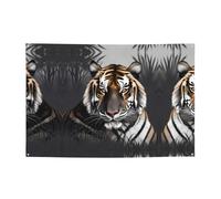 WZYCWB Tiger at rest Striscione stampato per feste, 119,4 x 180,3 cm, perfetto per compleanni, vacanze, lauree e anniversari.
