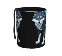 WZYCWB Topo Map Wolf Pack Cestino da appendere per auto, pratico e conveniente, adatto per diversi modelli di auto, fornendo spazio ideale per riporre oggetti