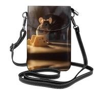WZYCWB Topolino Borsa a tracolla in pelle leggera da donna, borsa a tracolla per cellulare, borsa da viaggio con scomparti per carte di credito,