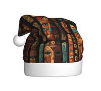 WZYCWB TotemRetro modello totem cappelli di Natale adulti e cappelli stampati sono perfetti per Capodanno Natale e feste in famiglia