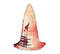 WZYCWB Travestimento da giraffa che cammina, mantello con cappuccio, per cosplay, feste e feste