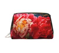 WZYCWB Trompe L'Oeil - Trousse per cosmetici in pelle stampata, elegante e portatile, Peonie Albero, Taglia unica