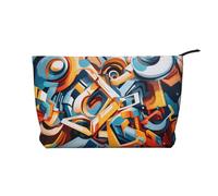 WZYCWB Trousse da viaggio stampata con pareti graffiti, perfetta per viaggi di lavoro e vacanze., Muro Graffiti, Taglia unica