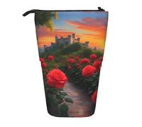 WZYCWB Un bellissimo contenitore retrattile Castle per portapenne, porta pennelli da trucco o borse con coulisse per monete.