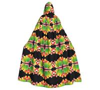 WZYCWB Un bouquet di tulipani Halloween con cappuccio mantello adatto per feste di carnevale giochi di ruolo costumi