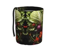 WZYCWB Un sacco di verdure fresche da appendere auto bidone della spazzatura, cestino pieghevole auto, accessori per auto, adatto per viaggi, SUV, camion, berlina