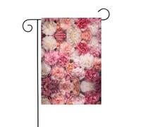 WZYCWB Vari fiori stampati bandiere decorative da giardino, piccole bandiere impermeabili per esterni, decorazione atmosfera festiva