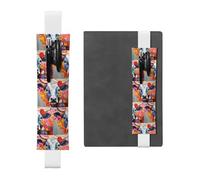 WZYCWB Vesti una bella mucca Astucci Diario, portapenne in PVC e portapenne con elastici e segnalibri sono le migliori scelte regalo.