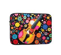 WZYCWB Violino Polka Dot Chart 15" Custodia per laptop compatibile con computer portatili da 10-17 pollici. Un accessorio leggero, portatile ed elegante.