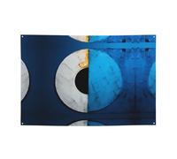 WZYCWB Vista dall'alto dello striscione a spirale per compleanni, canti natalizi, lauree e anniversari.