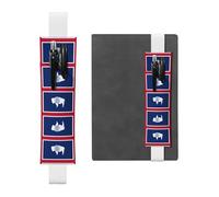 WZYCWB Wyoming State Flag Diary astucci, portapenne in PVC e portapenne con elastici e segnalibri sono le migliori scelte regalo.