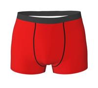 WZYCWB Yasutani Boxer da uomo rosso (S-XXL) - tessuto elastico leggero, traspirante, assorbe il sudore, free stretch, Nero, M