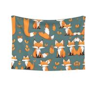 WZYCWB Yellow Fox - Coperta stampata per animali domestici, adatta per cucce per animali domestici, cucce per cani/cesti per gatti