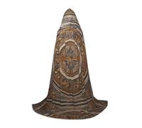 WZYCWB Zantine - Mantella da mago con stampa a mosaico, taglia S, M, L