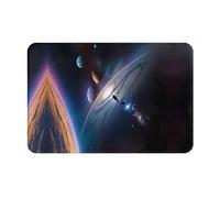 WZYCWB Zerbino antiscivolo con motivo universo affascinante, 40,6 x 61 cm, protegge il soggiorno, il bagno, la porta d'ingresso