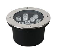 WZYDYDY Faretti LED Esterno Incasso IP68 Impermeabile Proiettore da Giardino da Terra Acciaio Inossidabile 304 Faretto da Giardino Molto Adatto per Uso Esterno E Subacqueo(Cold White Light,6W)