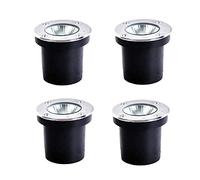 WZYDYDY Faretto a LED COB Underground Path Light Yard Garden Landscape in-Ground Spotlight Decorativo Esterno, 12V / 24V / 85-265V, IP67 Impermeabile, Confezione da 4(Green Light,12V-3W)