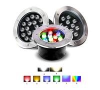 WZYDYDY Sepolto Luci LED Embedded Alta Luminosità Impermeabile IP68 AC85-265V / DC12-24V Incorporato Luci Decorative Giardino Parco, 12W15W18W(G,18W AC85-265V)