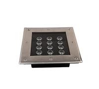 WZYDYDY Sepolto Luci LED Evidenziare Resistenza alle Alte Temperature Sicurezza Terrazza Progettazione Architettonica Inserito Luce Sepolta,8Colori,7 Potenza(A,12W)