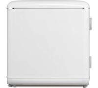 Wzyfv Frigorifero Piccolo 47Litri, Design Retrò, Mini Frigo Tavolo Monoporta, Termostato Regolabile, Silenzioso, Adatto a casa, ufficio e hotel, Bianco [Classe di efficienza energetica E]
