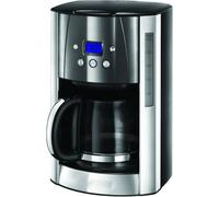 Wzyfv Macchina Caffè Americano Grigio - Timer Digitale, Con Filtro per Estrazione e Aroma Ottimali - Max 12 tazze; Caraffa in Vetro da 1.5 L; Piastra riscaldante; 1000 W