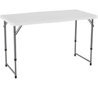 Wzyfv Tavolo rettangolare, 1,2 x 0,6 m (122 x 61 cm) con 3 altezze regolabili da 22/29/36 pollici (56/74/91 cm)