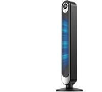 Wzyfv Ventilatore a Torre Smart 106cm, Potente 7.92m/s, Ventilatori a Colonna Silenzioso con Telecomando, 6 Velocità, 4 Modalità, Oscillazione a 90°, Timer da 12H