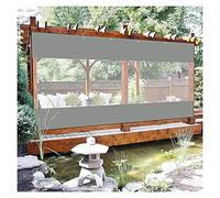 WZYJLyds a pergola Trasparente PVC Telo da terrazzo Protezione dal Freddo Telo con Occhielli 650g/㎡ for Esterno, Giardino, Fattoria(3.5x2.5m/11.5x8.2ft)