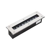 WZYJLyds Faretti incasso led a pavimento Rettangolo faretti calpestabili per esterno IP67 impermeabile segnapasso per terrazzo, giardino, corridoio della piscina(Giallo,3W)