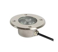 WZYJLyds Faretto Incasso A Terra, Faretto Subacqueo Incasso 3W 330lm IP68 Segnapasso LED Esterno 12V/24V/220V Corpo Lampada in Acciaio Inox, L'altezza È di Soli 4cm (Colore : Blu, Misurare : 12V)