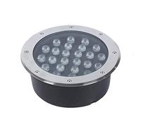 WZYJLyds Faretto segnapasso calpestabile lampada da incasso impermeabile IP67 per esterno giardino Viali sentieri,85-265V(Cold White light,24W)