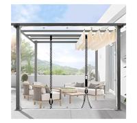 WZYJLyds Pannelli Laterali in Telone Trasparente, Tende in Telone Chiare 0,3mm, Tende Laterali per Pergola/gazebo, Pannelli Laterali in Tela Cerata Impermeabile Esterni con Occhielli
