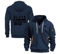 WZYRZ Felpa con Cappuccio da Uomo per The Walking Dead Felpe con Cappuccio in Pile Pullover Caldo Abbigliamento Sportivo Unisex Uomo Donna Felpe con Cappuccio Maglione Casual Maglione,C-s