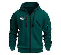 WZYRZ Felpa con Cappuccio da Uomo per The Walking Dead, Manica Lunga, Tasca con Cerniera, Abbigliamento Sportivo da Esterno, Felpa con Cappuccio, Cerniera Intera,C-3x_l