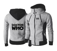 WZYRZ Felpe con Cappuccio da Uomo 2025 Nuove per Doctor Who, Giacche in Pile a Maniche Lunghe, Casual, Calde, da Esterno, con Cerniera, per Uomo,B-x_l