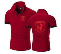 WZYRZ Polo da Uomo Activewear Camicie per ABA-RTH T-Shirt Uomo a Maniche Corte Traspiranti da Uomo T-Shirt Leggere Golf estive Camicia Lavoro Comoda e Casual Top,D-x_l