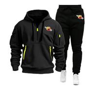 WZYRZ Tuta da Uomo per ABA-RTH, Felpa con Cappuccio e Zip Intera, Pantaloni da Jogging con Coulisse, Set da 2 Pezzi, Tute con Cappuccio e Maniche Lunghe, Outfit Casual e Sportivo.,A-2x_l