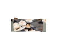 WZYWHJ Alpaca avatar - Fascia per capelli con fiocco e fascia elastica morbida per neonati e ragazze