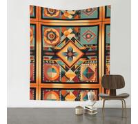 WZYWHJ Arazzo decorativo con stampe con motivi indiani, 152,4 x 129,5 cm, adatto per appendere alla parete, dormitorio