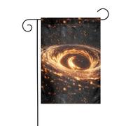 WZYWHJ Bandiera da giardino con anello a forma di vortice, 30,5 x 45,7 cm, per un ambiente esterno alla moda