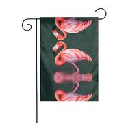 WZYWHJ Bandiera da giardino con fenicottero rosa, 30,5 x 45,7 cm, per un ambiente esterno alla moda