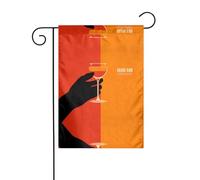 WZYWHJ Bandiera da giardino con motivo a tazza in mano, 30,5 x 45,7 cm, per un ambiente esterno alla moda