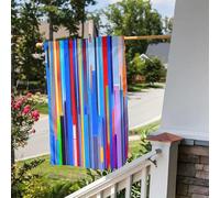 WZYWHJ Bandiera da giardino con stampa a colpo verticale, 30,5 x 45,7 cm, per un ambiente esterno alla moda