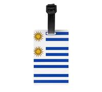 WZYWHJ Bandiera dell'Uruguay, etichette per valigie, etichette per la protezione della privacy da viaggio per uomo e donna
