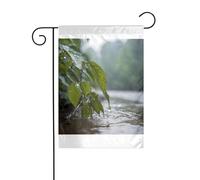 Wzywhj Bandiera estiva da giardino con immagine "Water After Rain" su entrambi i lati, decorazione per cortile, 30,5 x 45,7 cm