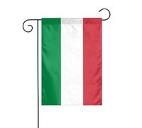 WZYWHJ Bandiera italiana stampata decorazione da giardino 30,5 x 45,7 cm per un ambiente esterno alla moda